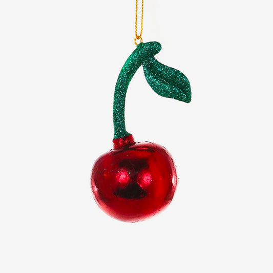 1 décoration de noel cerise : déco noel originale, cadeau de noel ou secret santa