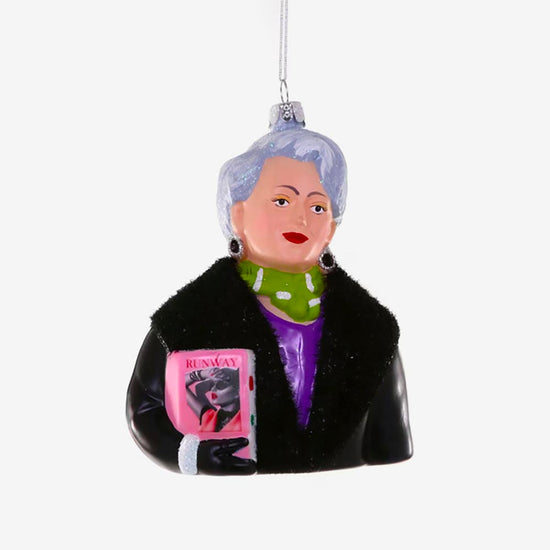 1 décoration de noel miranda priestly  : déco noel originale, cadeau de noel ou secret santa