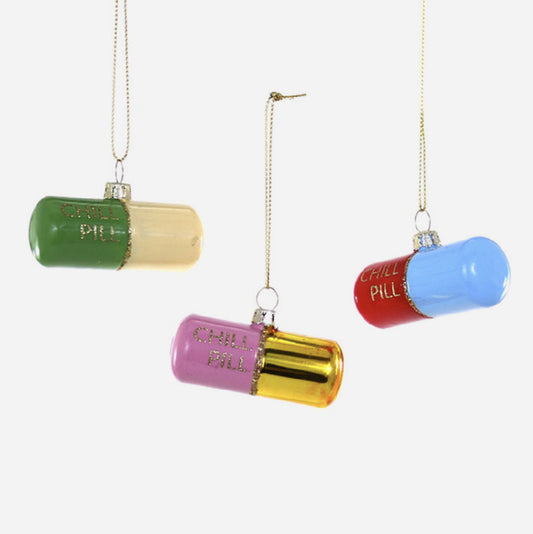 Décoration de Noël pillule - deco de noel humoristique