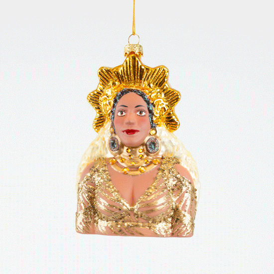 1 décoration de noël queen beyonce  : déco noel originale, cadeau de noel ou secret santa