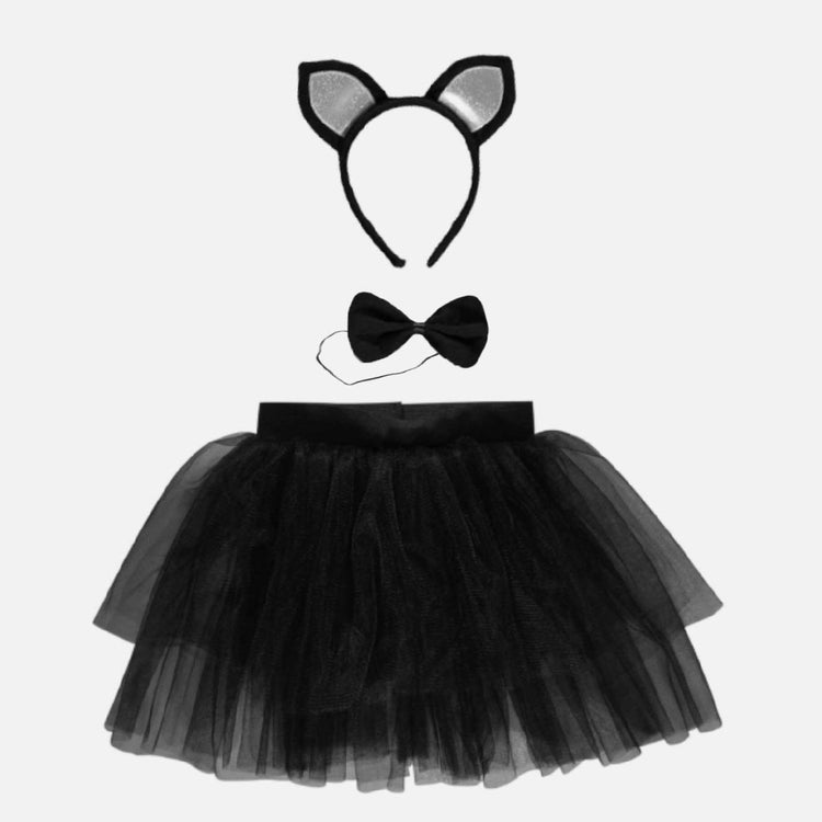 Déguisement de chat noir en tulle : deguisement halloween original