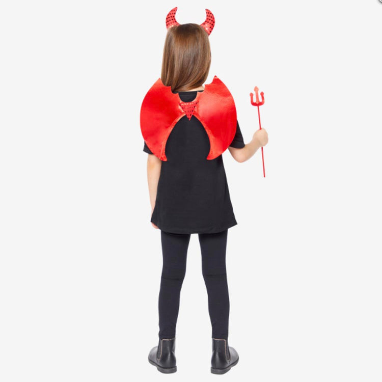 Déguisement de démon rouge : costume pour enfant halloween