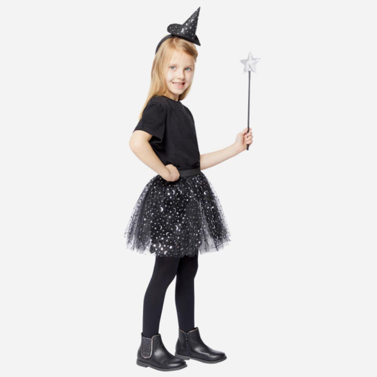 Déguisement de sorcière en tulle : costume enfant halloween