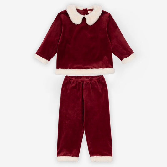 Ensemble de Noël : tenue Père Noël pour enfant 