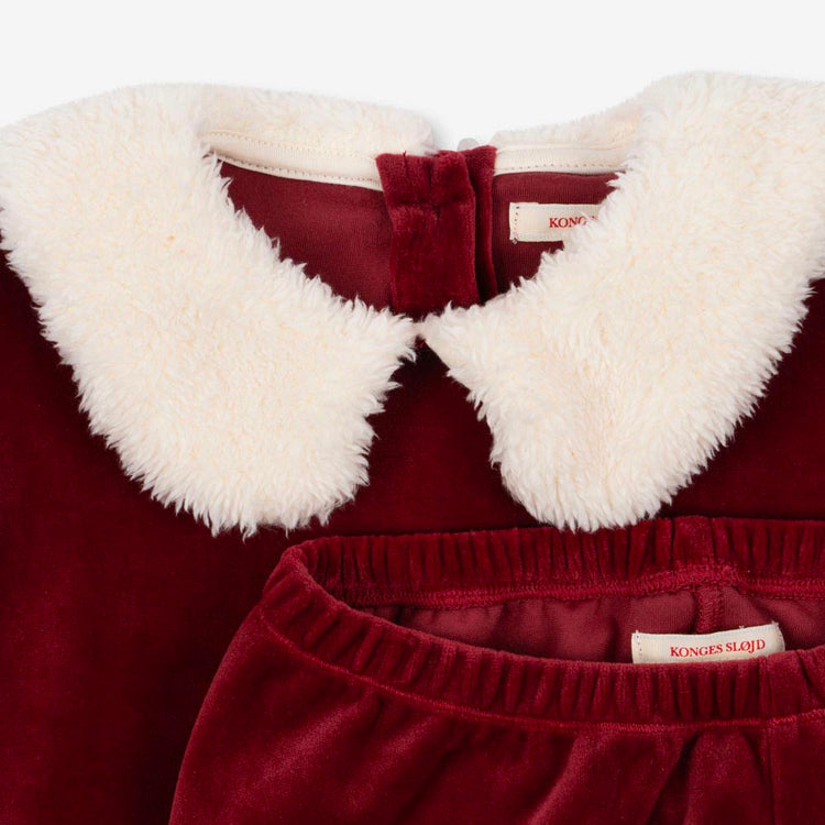 Ensemble de Noël rouge : idée costume de Père Noël enfant