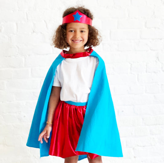 Déguisement super girl - accessoire deguisement anniversaire super heros