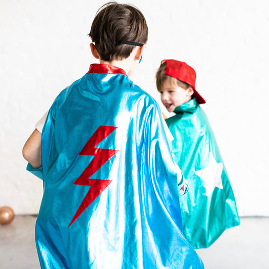 Déguisement super-héros bleu enfant - Costume Halloween et carnaval