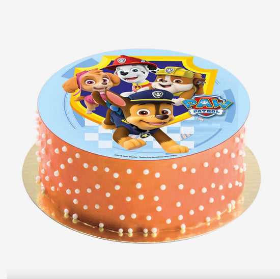 Disque azyme Pat'Patrouille : decor gateau anniversaire enfant