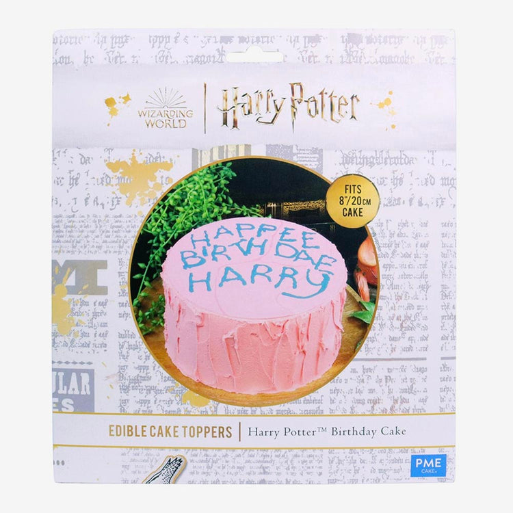 Disque en sucre Harry Potter : gateau anniversaire personnalisé