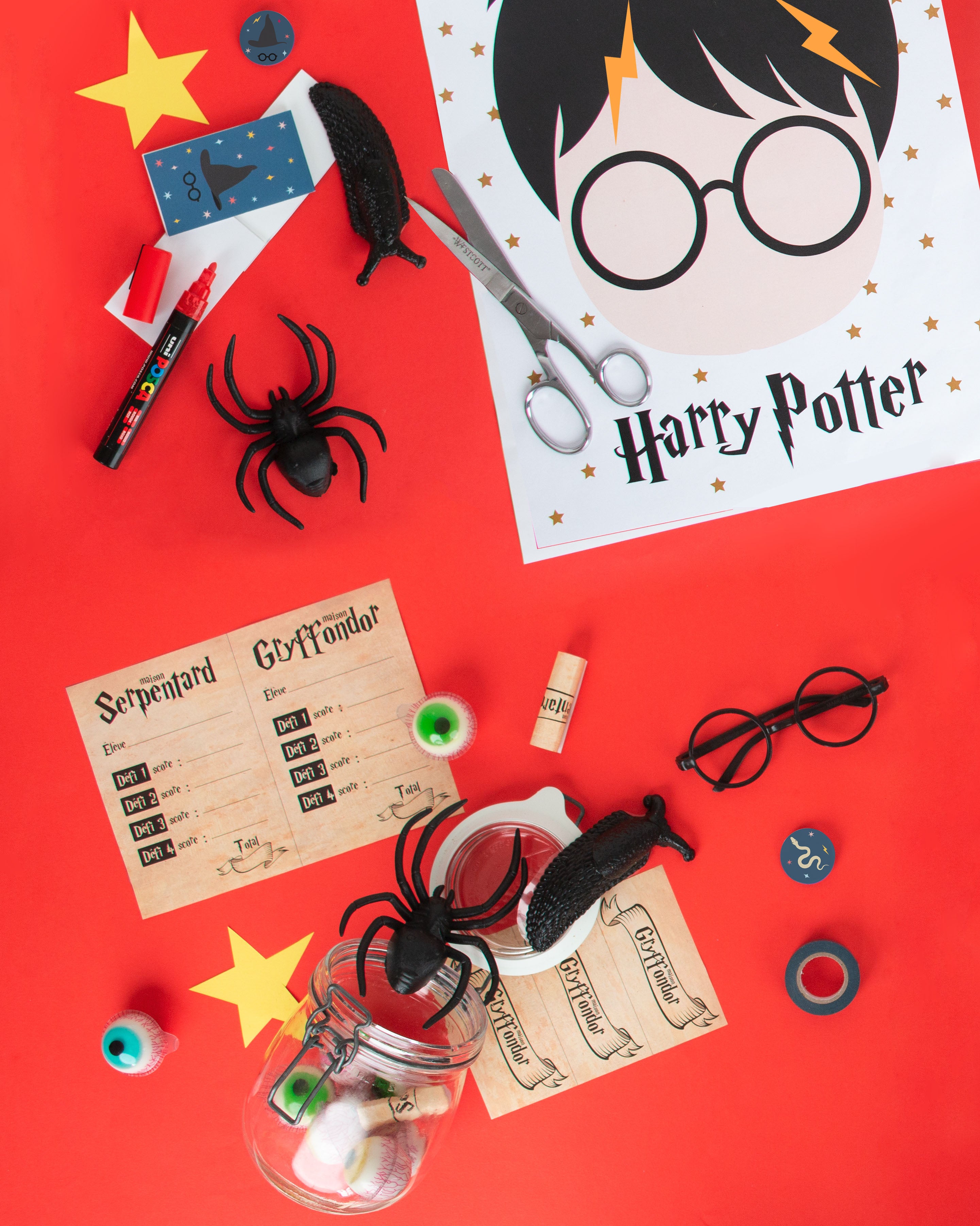 a harry potter birthday with printables and diy to do yourself