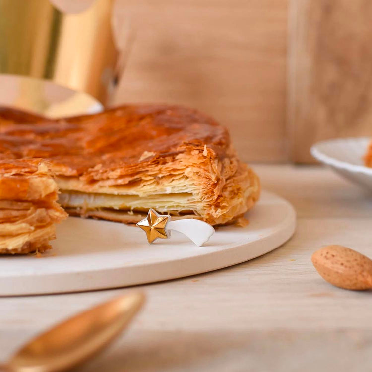 Décoration pour gâteau : fève porcelaine étoile filante décoration chambre d'enfant