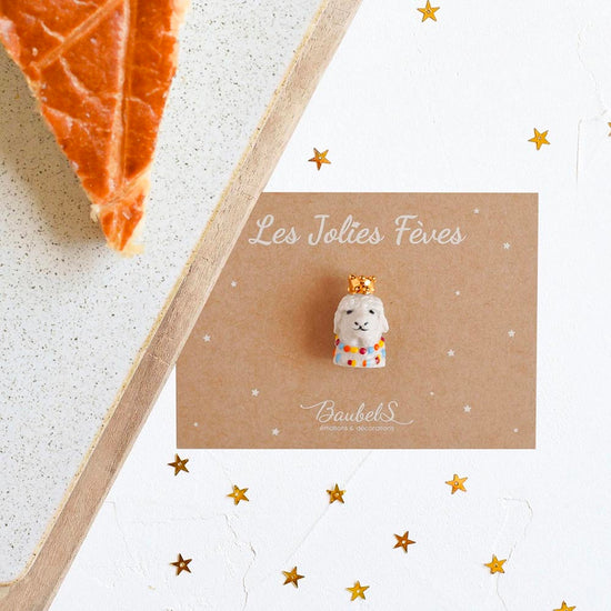 Décoration pour gâteau : fève porcelaine lama décoration chambre d'enfant