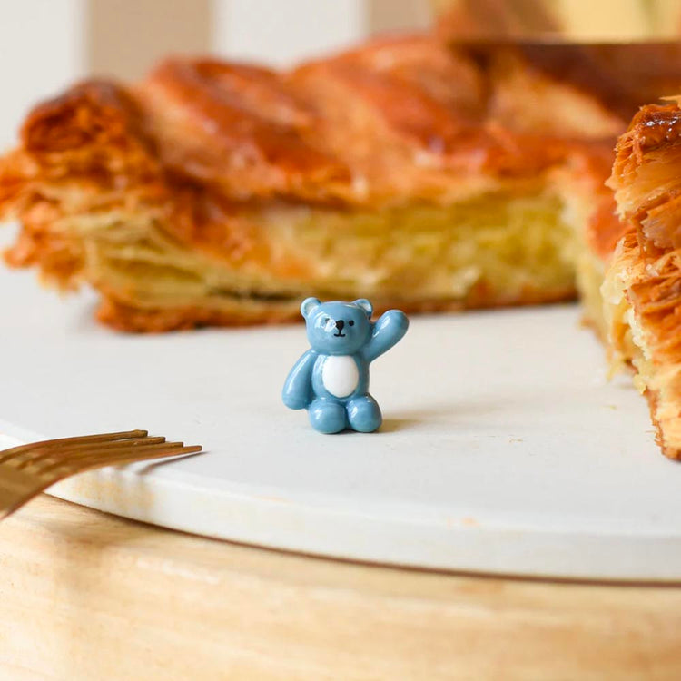 Fève ours bleu, parfaite pour un détail attendrissant dans votre galette des rois