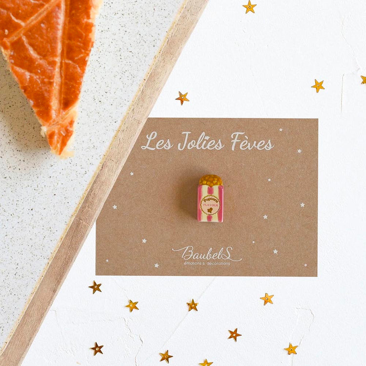 Décoration pour gâteau : fève porcelaine pop corn décoration de chambre enfant