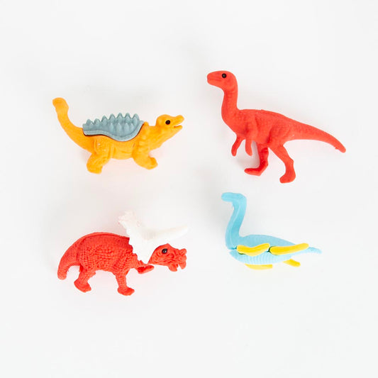 Accessori Pinata: gomme da cancellare per il compleanno di dinosauro