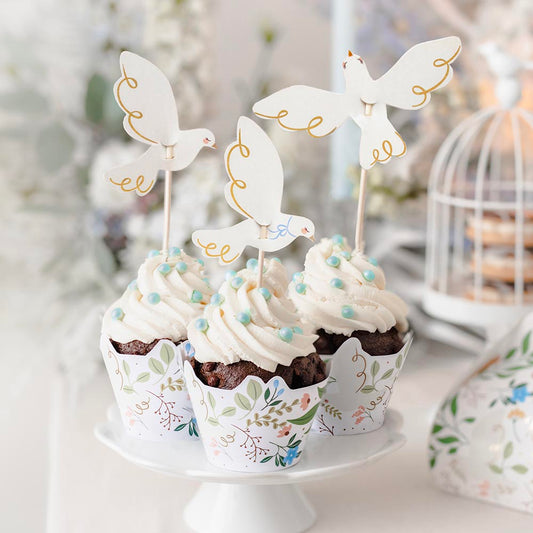 6 habillages à cupcake colombes : decor gateau anniversaire 1 an