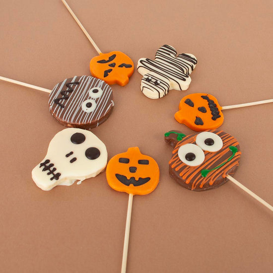 Chocolats thème Halloween pour chasse aux bonbons originale