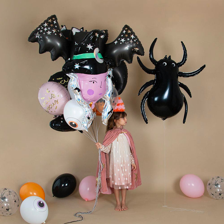 Ballon helium Hocus pocus rose pour arche de ballons halloween