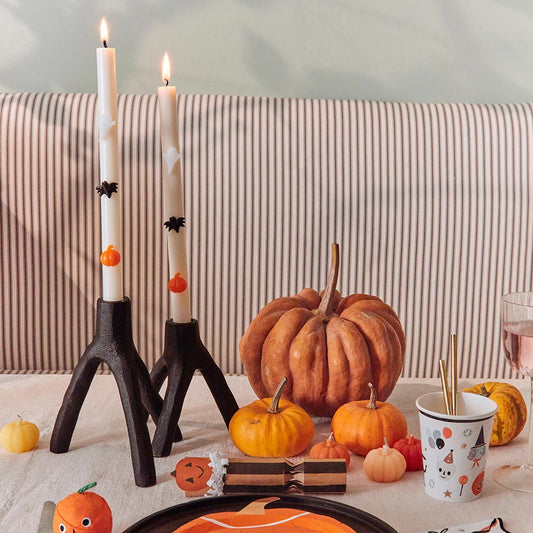 2 bougies d'Halloween : idee cadeau anniversaire halloween