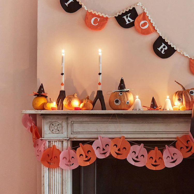 2 bougies d'Halloween : decoration anniversaire halloween