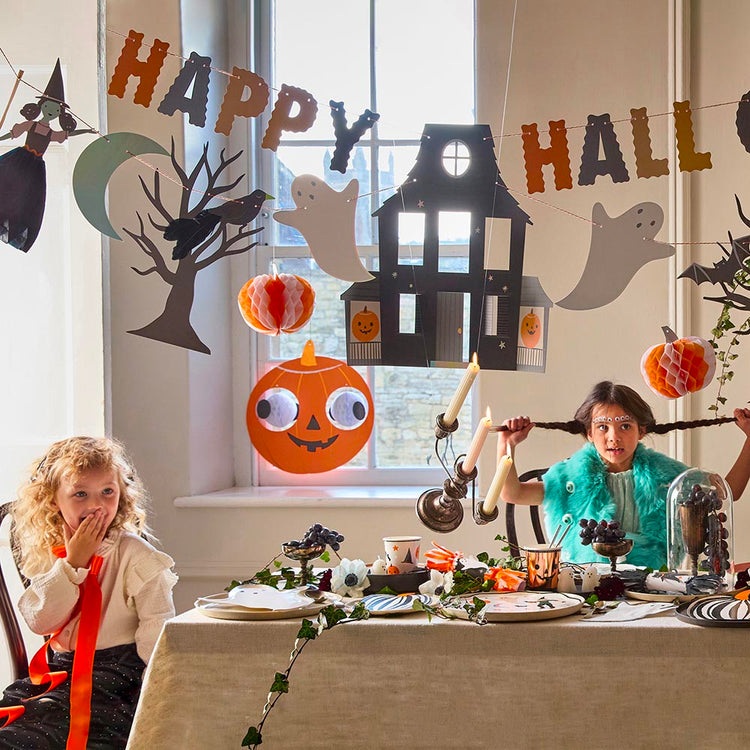 8 assiettes jetables fantomes meri meri  pour anniversaire thème harry potter