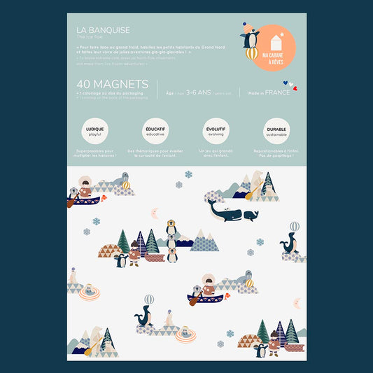 Jeu magnétique La banquise : idée cadeau de Noël enfant