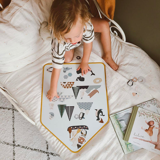 Jeu magnétique pingouin, igloo, ours : idée cadeau anniversaire enfant 