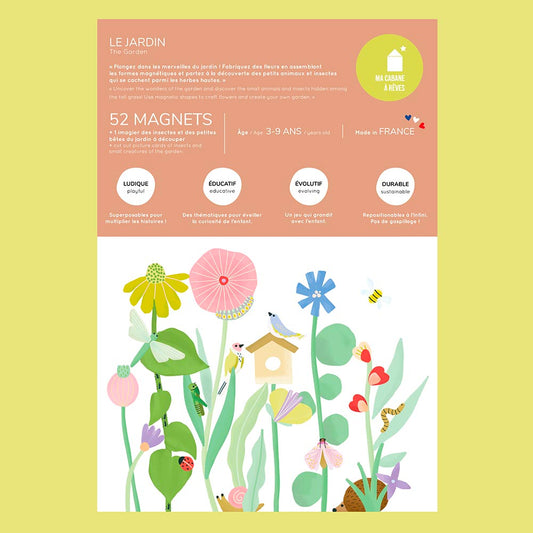 Jeu magnétique Le jardin : idée cadeau de Noël enfant