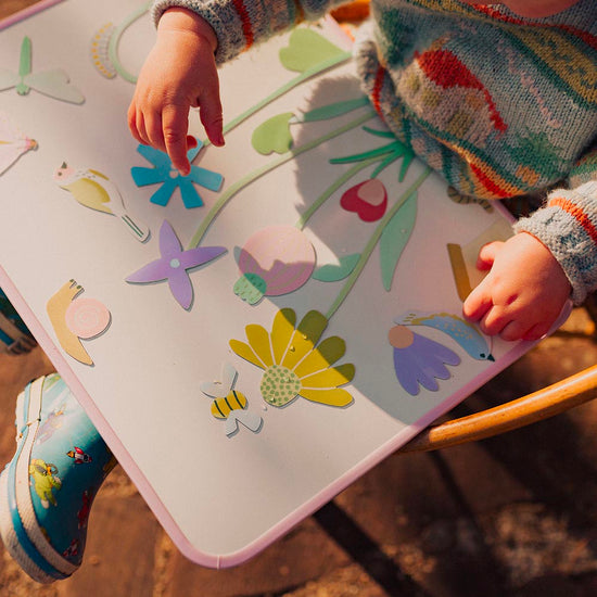 Jouet magnétique fleurs, papillon, oiseaux, insectes : idée cadeau anniversaire enfant 