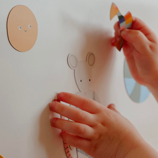 Jouet magnétique Je m'habille : idée activité anniversaire enfant