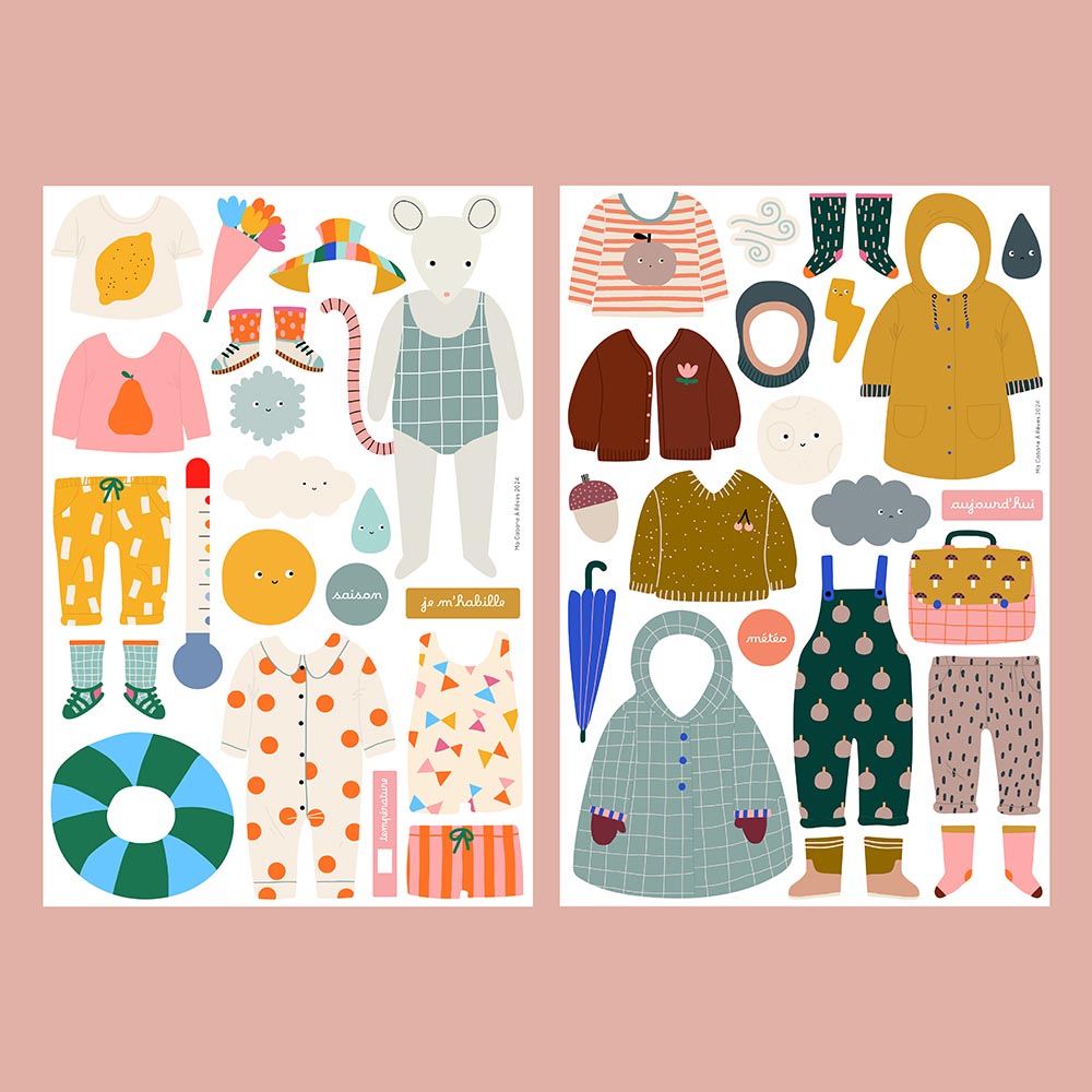 Jeu magnétique Je m'habille