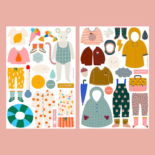 Jeu magnétique Je m'habille : idée cadeau anniversaire enfant