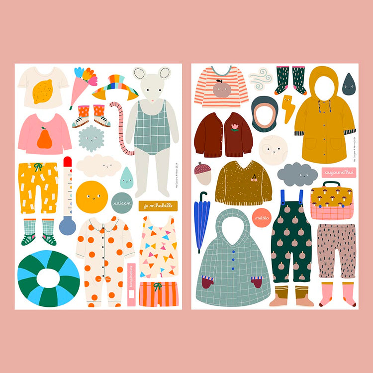 Jeu magnétique Je m'habille : idée cadeau anniversaire enfant