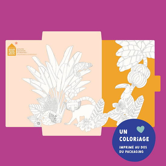 Jeu magnétique la jungle : activité enfant