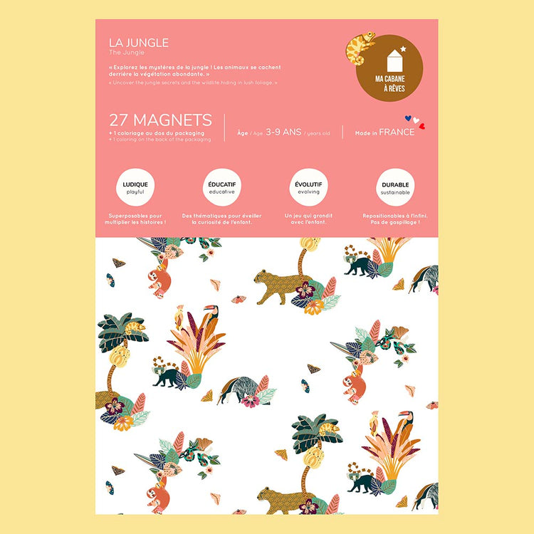 Jeu magnétique La jungle : idée cadeau de Noël enfant