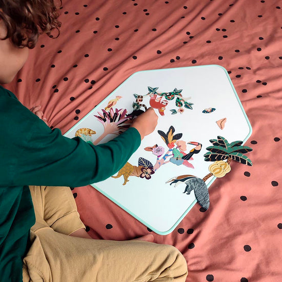 Jeu magnétique La jungle : idée décoration pour chambre enfant