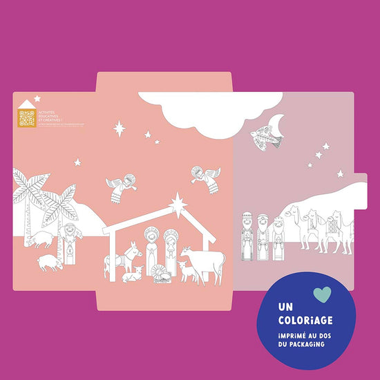 Jouet magnétique la crèche de Noël  : idée cadeaux pour calendrier de l'avent