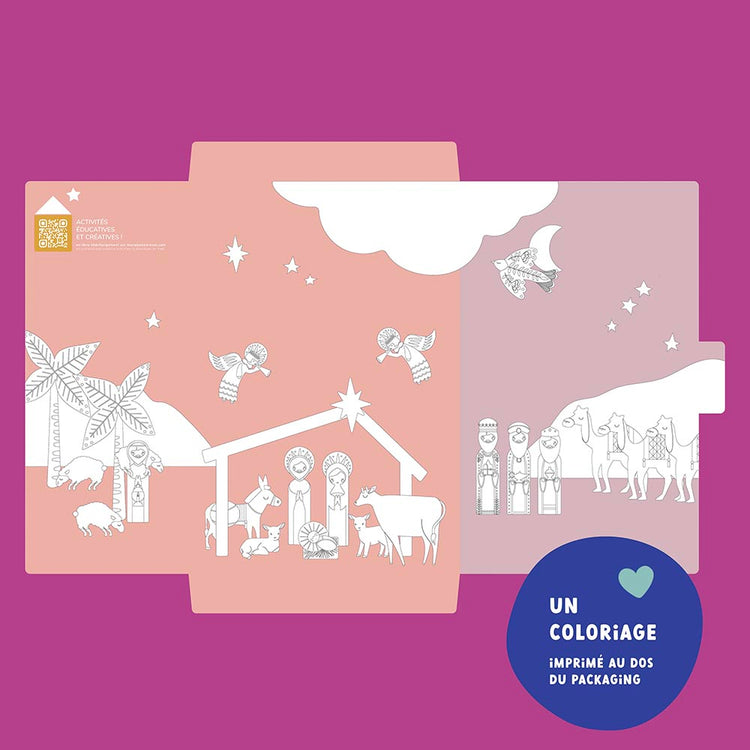 Jouet magnétique la crèche de Noël  : idée cadeaux pour calendrier de l'avent