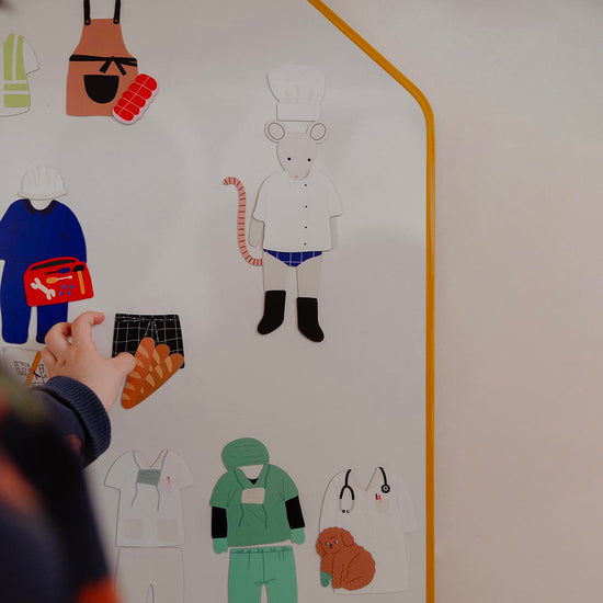 Jouet magnétique les métiers : idée cadeau d'anniversaire enfant