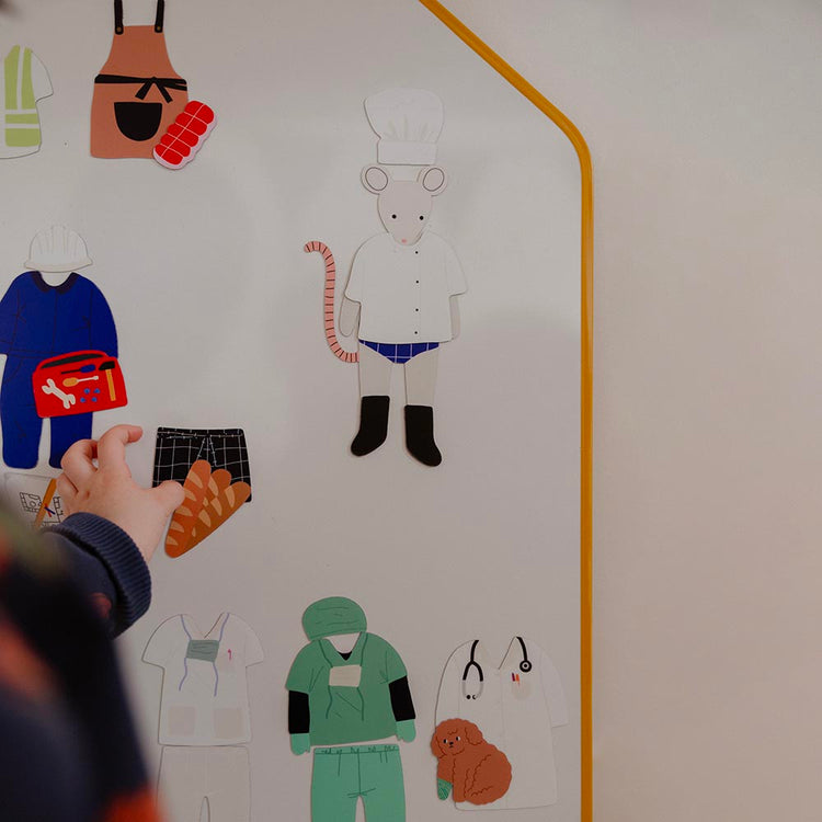 Jouet magnétique les métiers : idée cadeau d'anniversaire enfant