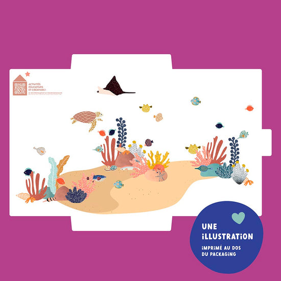 Jeu magnétique L'océan : activité enfant