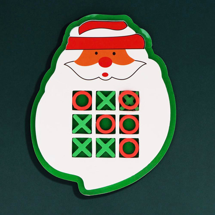 1 jeu de morpion motif de noël cadeau calendrier de l'Avent ou pochette surprise de noel