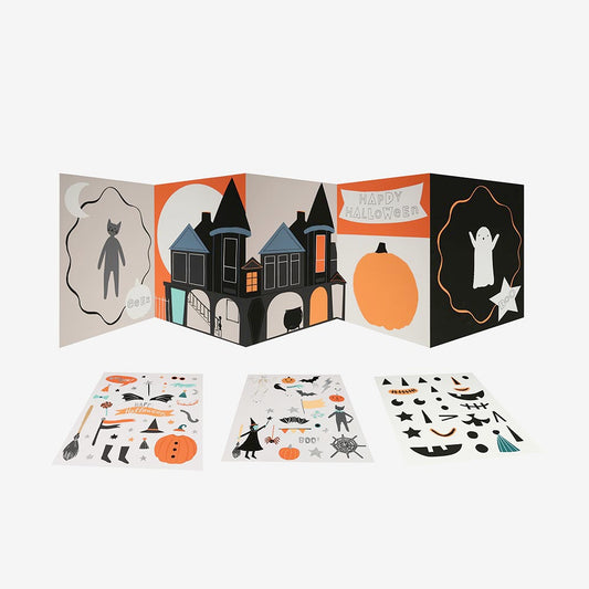 Set de pegatinas de Meri Meri para Halloween: pasatiempos creativos para niños
