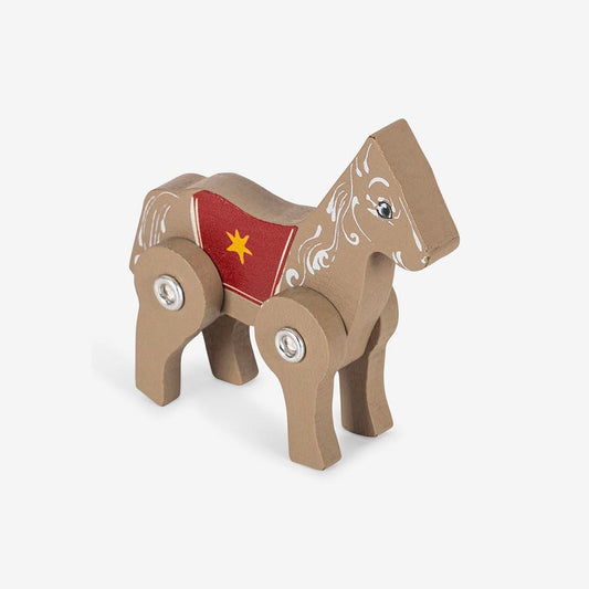 Cheval en bois décoration chambre enfant  