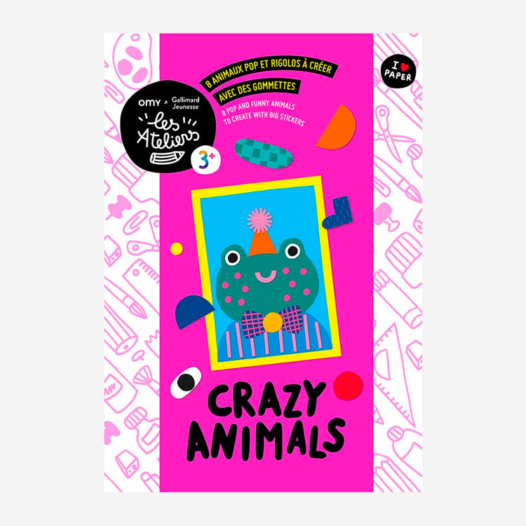 8 portraits d'animaux crazy