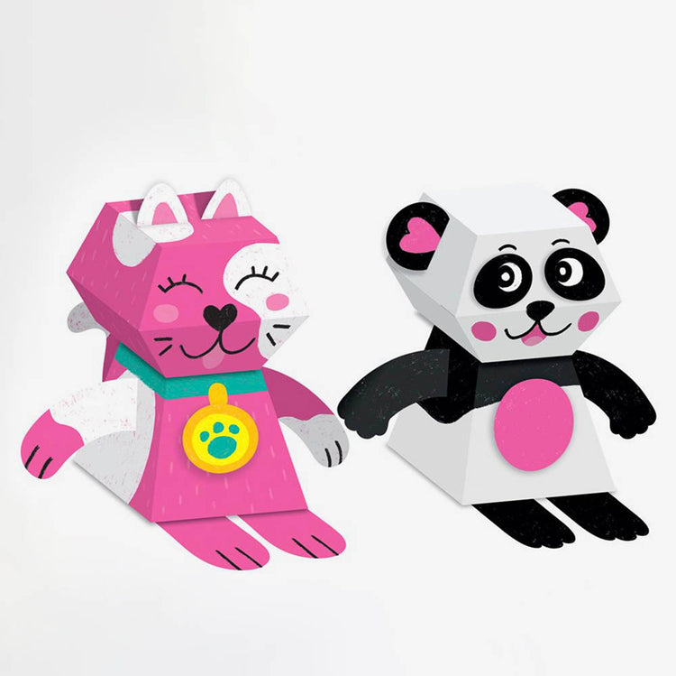 3 paper toys kawai à fabriquer