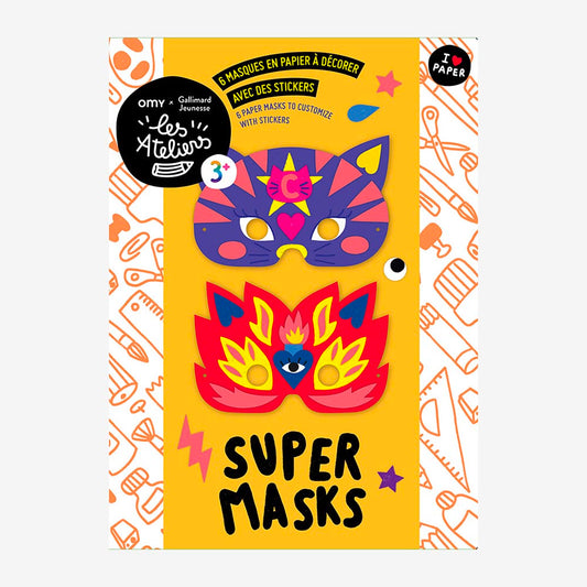 6 super masques à décorer