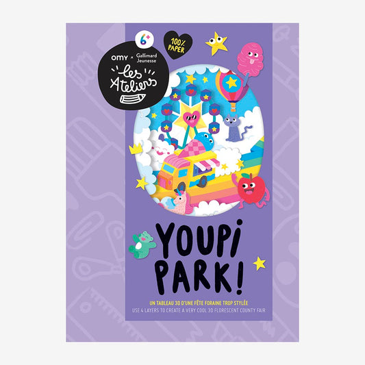 1 tableau 3D Youpi park parfait pour cadeau de Noël festif