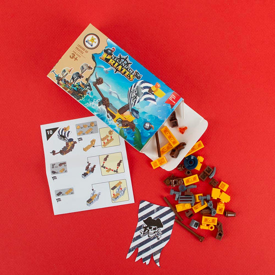 Mini kit de construction pirate : idée cadeau anniversaire enfant 