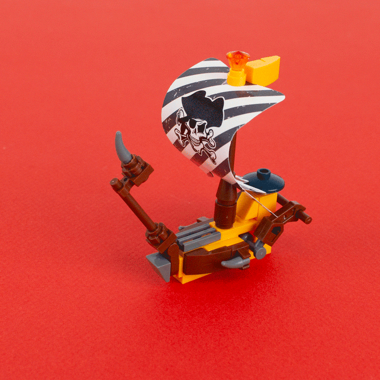 Mini kit de construction pirate : idée cadeau anniversaire enfant 